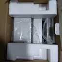 Vinyl Record Player with External Speakers BT 5.3 Wireless Turntable Portable with 3 Speed USB Vintage Wooden White