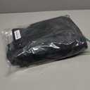 Tote Bag for Women with Zipper, Quilted Puffer Tote Bag with Compartments, Lightweight Puffy Work Bags for Women Travel (Black)