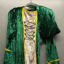 YEAXLUD Womens Renaissance Medieval Costume Dress Lace up Irish Over Long Dresses Cosplay Retro Gown 3XL