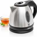 Moss & Stone Stainless Steel Electric Kettle, 1.2L Cordless 1500W