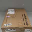 WESTREE Dual Monitor Stand Riser, Wood and Steel Monitor Stand Riser, Computer Monitor Stand for 2 Monitors, Multi-Purpose Desktop Storage Stand for Computer,Laptop,Printer,TV (Large, White)