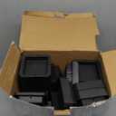 shouwuhho Bed Risers 12 inch Heavy Duty, Oversized Furniture Risers Support up to 6,000 Lbs for Sofa Table Couch Chair Leg Frame Dorm (4 Pack, Black, 12 inch)