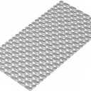 Shower Mat Non Slip Bathtub Mat - 36 x 16 Inch Eco-Friendly Soft Bath Mat for Tub Non Slip Shower Mats for Inside Shower with Suction Cups and Drain Holes, Bath Tub Mat, Grey