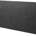 Sasylvia 1 Pcs 1/2" X 24'' X 48'' Black Hdpe Plastic Sheet