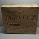 Ergonomic Office Chair with Footrest - Adjustable Lumbar Support & Headrest, 90-160 Reclining Mesh Back Computer Chair - Home Office/Gaming, 350lbs Capacity (B-Black, Mesh)