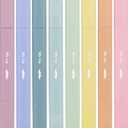 Mr. Pen- Aesthetic Highlighters No Bleed Through, Assorted Color, 8pcs, Dreamfield, Dual Tip for Journaling Supplies and School Accessories, Cute Highlighter, Bible Highlighters, No Bleed
