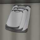 Glad Cutting Boards for Kitchen - 3pc Cutting Board Set with Juice Grooves and Non Slip Handles - Assorted Sizes for Meat, Vegetables, and Fruit - Non Porous, Dishwasher Safe, Grey (Gray)