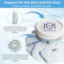 Reusable Ice Pack for Injuries No Leak Hot Water Bag with Washable Cover Adjustable Wrap Refillable Ice Pack for Migraine Back Knees Hand Foot Kids IcePack Bag for Injuries Hot Pack Pain Relief (6 Inch, Light Blue)