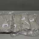 4 x TOONOW Set of 2 Decorative Throw Pillow Covers 18x18,Fluffy Pillow CoversLuxury Faux Fur Sofa Pillow Covers for Sofa Couch Living Room Bedroom, No Pillow Insert (Pumice Stone)