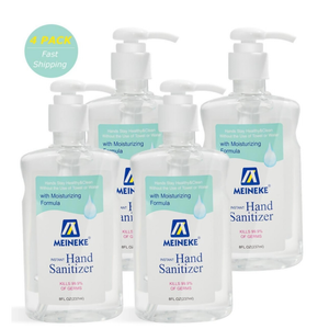 8 Fl. Oz. Advanced Hand Sanitizer Gel with 62% Alcohol Based,4 Pack