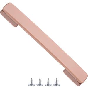 Luggage Handle Replacement, Plastic Pull Handle Grip Replacement with Washers and Screws -Fitting for Luggage Storage Box Suitcase Case (8 X1 in & 1 Pcs & Rose Gold)