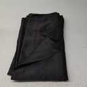 Sun Zero Easton Energy Saving Blackout Rod Pocket Curtain Panel, 40" x 84", Black