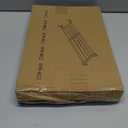 Hershii Closet Tension Shelf & Rod Expandable Metal Storage Rack Adjustable Organizer DIY Divider Separator for Cabinet Wardrobe Cupboard Kitchen Bathroom，15.74-23.62inches Ivory