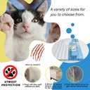 Cat Scratch Furniture Protector, 17.5×117in Extended Anti Scratch Tape, Self-Adhesive Cuttable Clear Shield for Sofa, Door & Household Furniture