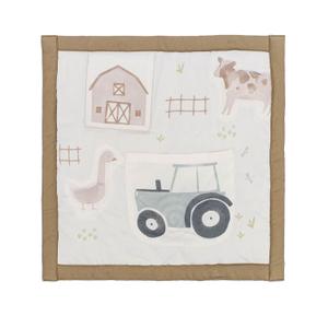 Crane Baby Charlie Farmhouse Activity Toy, Tractor Goose Print, Travel Toy