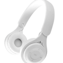 Headphone Wireless Head Mount Headphone TF Card Rechargeable Headset with Mic, White