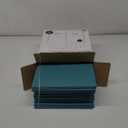 Two Pocket Folders, RAZCC 75 Pack 2 Pocket Folders Fit Letter Size Paper, Paper Folders with Pockets for School Office Business Home, Turquoise