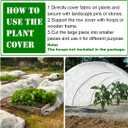 Plant Covers Freeze Protection, 10ft33ft Reusable Rectangle Frost Protection Floating Row Cover Plant Blanket Garden Winterize Cover for Cold Weather Snow