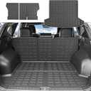 Cargo Mat Backrest Mat Compatible with 2022-2025 Tucson Trunk Mat TPE Material Cargo Liner Replacement for 2022-2025 Tucson Accessories (Upgraded Trunk Mat+Backrest Mat)
