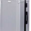 Marc New York Lotus 28" Upright Luggage, Silver, Large