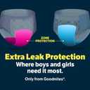 Goodnites Girls' Nighttime Bedwetting Underwear, Size Large (68-95 lbs), 34 Ct (2 Packs of 17), Packaging May Vary