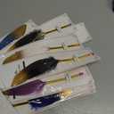 Feather Pens Quill Bulk Black Ink, 10 Pack 5 Colors Assorted Cool Vintage Feather Ballpoint Pen for Writing, Office Guest Signature, Party or Bridal Shower Favors Calligraphy Set