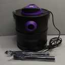 Ash Vacuum for Pellet Stoves: 5.2 Gallon Fireplace Ash Vac with 1200w Powerful Suction & Wheeled Base - Ash Vacuum Cleaner for Fireplaces, Pellet Grill, Wood Stove, Fire Pits (Purple)