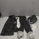 ACLGCSU Dance Costumes for Kid, 80s 90s Star Outfit Set for Boys Cosplay Halloween Role Play Party Dress Up, Small