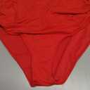 Tempt Me Women High Waisted Bikini Bottom Full Coverage Swimsuit Bottom (XX-Large, Red)
