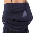Shawls and Wraps for Evening Dresses Sheer Chiffon Women Elegant Soft Silky Sparkly Wedding Bridal Scarf (74.8*27.6in)
