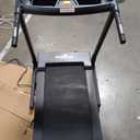 THERUN Incline Treadmill 18" LED Screen & 16.5 Wide Belt, Running Treadmill 2 Layers Shock-Absorbing, Foldable for Indoor Fitness Workouts (Red-Manual Incline)