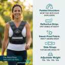 EMPOWER Weighted Vest for Women with Reflective Strips – Fixed 8lbs, Adjustable 4-10lbs (4 in1) or Adjustable10-16lbs (4 in 1), Strengthen Muscles, Boost Bone Health, and Burn More Calories for Workout - Rucking Vest