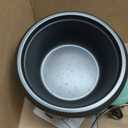 COOK WITH COLOR 6 Cup Rice Cooker 300W - Effortless Cooking and Perfectly, Cooks 3 Cups of Raw Rice for 6 Cups of Cooked Rice, Green