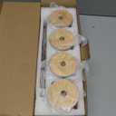 Drinking Glasses with Bamboo Lids and Glass Straw 4pcs Set - 16oz Glass Cups, Iced Coffee Glasses, Cute iced Tea Glasses, Beer Glasses, Ideal for Coffee Bar Accessories, Aesthetic Gift - 2 Brushes