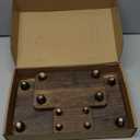 Maitys 3 Pcs Wooden Risers for Display Pedestal Stand Wooden for Decor Farmhouse Vintage Rustic Stackable Kitchen Stand Tray Riser, 3 Sizes(12 x 6.7, 8 x 4.7, 4 x 2.8 in,Brown)