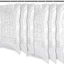 5Pack Hanging Vacuum Storage Bag, 2 Sizes: 51.2 x 27.6 inch & 43.3 x 27.6 inch Hanging Vacuum Sealer Storage Space Saver Bags, Reusable Space Saver Bags, for Suits, Dress, Jackets, Clear