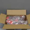 Angoily Fillable Christmas Ornaments Balls, 12pcs Clear Plastic Fillable Ornaments for Crafts, DIY Hanging Transparent Ball for Christmas Tree Decorations Indoor Home Decor Wedding Party, Diamond