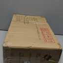 American Atelier Canister Set 3-Piece Glass Jars in 33oz, 44oz & 60oz Chic Retro w/ Airtight Lids, Chalkboard, for Cookies, Candy, Coffee, Flour, Sugar, Rice, Pasta, Cereal & More, Clear