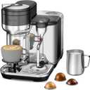 Nespresso Vertuo Creatista Coffee & Espresso Maker by Breville Black Truffle Colored Coffee Machine with Barista Steam Wand for Latte Art, Ane Touch Brewing And 30 Second Heat-up.