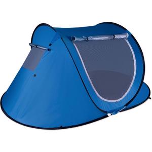 Zento Best Pop Up Beach Tent TA17 - Tent Pop Up Automatic Instant Portable Cabana – Camping Easy Set Up Windproof, Waterproof, Canopy - 3-4 Person Sunshade Shelter with UV Protection and Carry Bag, Medium to Large