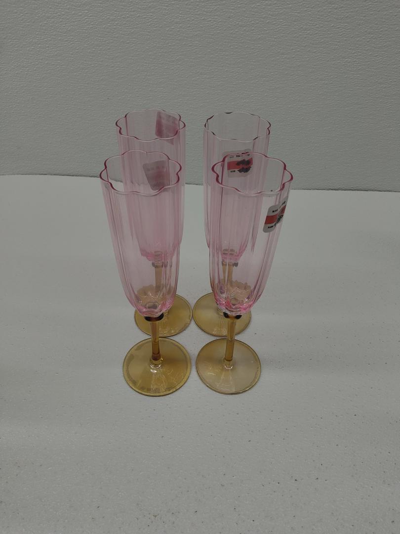 Bklyn Steel Co 2 Tone Champagne Flute Pack of 4
