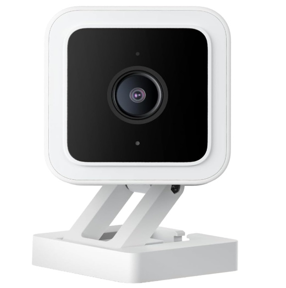WYZE Cam v3, 1080P HD WiFi Wired Indoor/Outdoor Home Security Camera, Pet/Baby Monitor, Color Night Vision, 2Way Audio, MicroSD Card Slot, Compatible with Alexa & Google  White