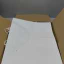 MESHA Gift Paper Bags White X-Large 16x6x12 25 Pack, Kraft Gift Bags with Handles for Shopping Birthday Party Favor Grocery Retail Merchandise Wedding Sacks