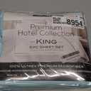 Mueller Ultratemp King Size Sheets Set, Super Soft 1800, 6 Piece, Deep Pocket up to 16" Bed Sheets, Transfers Heat, Breathes Better, Hypoallergenic, Wrinkle, Aqua