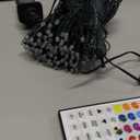 HOME LIGHTING 66ft Christmas Decorative Mini Lights, 200 LED RGB Changing 8 Functional Green Wire Fairy Halloween Lights with Remote Timer, Plug in Indoor Outdoor Xmas Wedding Party Decor