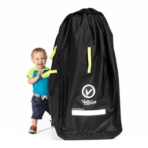 V VOLKGO Car Seat Travel Bag For Airplane with Padded Backpack Shoulder Straps, Gate Check Bag, Car Seat Bags for Air Travel Carseat Travel Cover, Carseat Travel Bag Cover for Airplane Travel