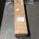 7.5ft Snow Flocked Pencil Christmas Tree Hinged Pine Cones