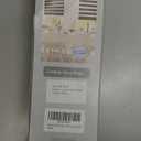 Persilux Cordless Zebra Blinds for Windows (45" W X 64" H, White) Free-Stop Roller Windows Shades Dual Layer Light Control for Day and Night, Light Filtering Sheer Shades for Home, Easy to Install