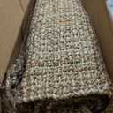 JONATHAN Y Handwoven Jute Fringe Natural Runner Rug, 2x8, Pata, Bohemian, Rustic, Cottage, Easy-Cleaning for Living Room, Bedroom, Kitchen, Non-Shedding (NRF103A-2)