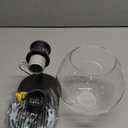 Dan Modern Farmhouse 1-Light Wall Sconces Light with Clear Glass Globe Shade in Dark Bronze Finish for Hallway, Entryway, Bathroom, Garage, Kitchen, Living Room